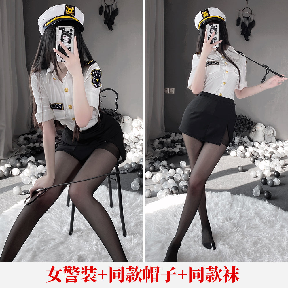 BT1018-性感情趣內衣制服誘惑純欲服裝女警套裝調情火辣床上激情