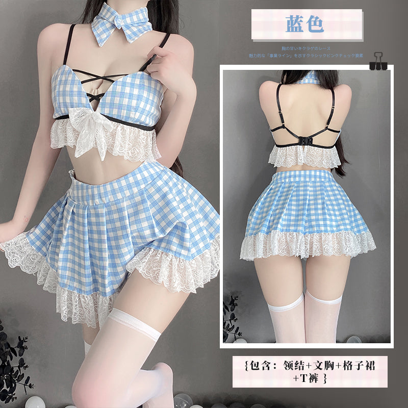 BT2580-情趣內衣女性感制服誘惑激情清純學生裝角色扮演套裝