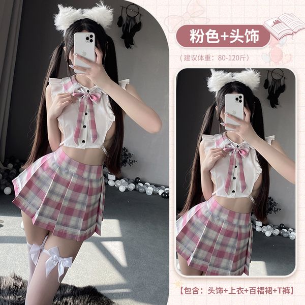 BT2653-情趣內衣學生暴露女裝純欲JK制服床上激情套裝