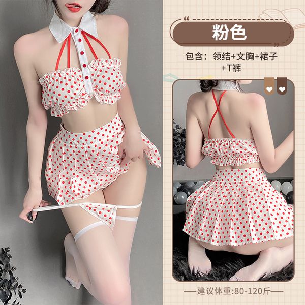 BT2582-2-情趣內衣純欲學妹制服性感文胸激情校園風百褶裙