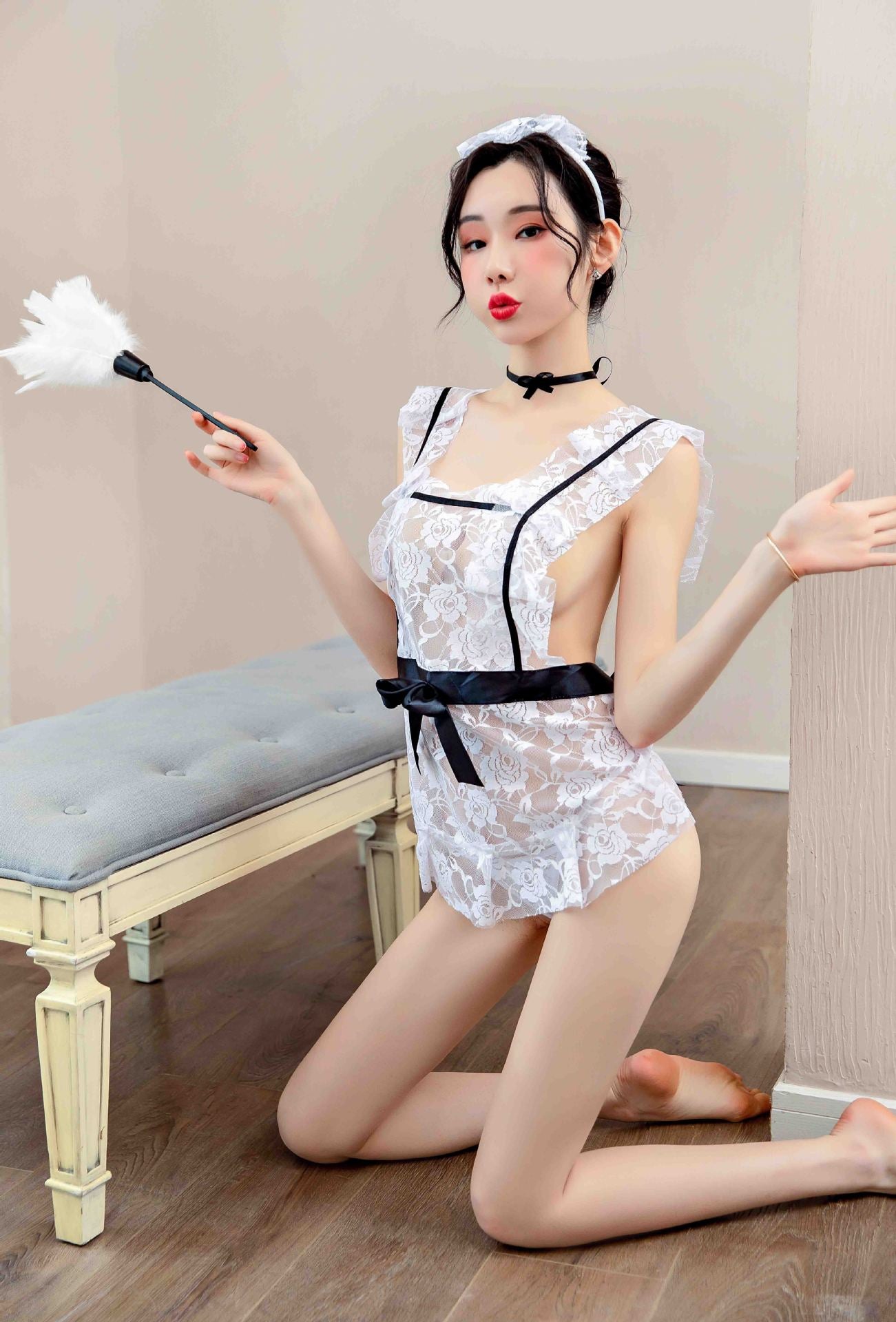 【A-1248】情趣內衣性感誘惑套裝可愛女傭女僕裝制服圍裙睡衣