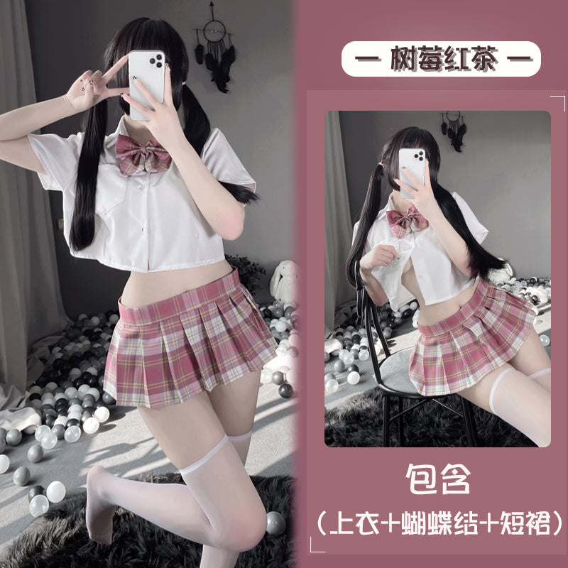 BT1007-性感JK純欲情趣內衣服校園女學生制服激情誘惑睡衣套裝