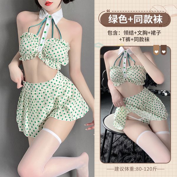 BT2582-2-情趣內衣純欲學妹制服性感文胸激情校園風百褶裙