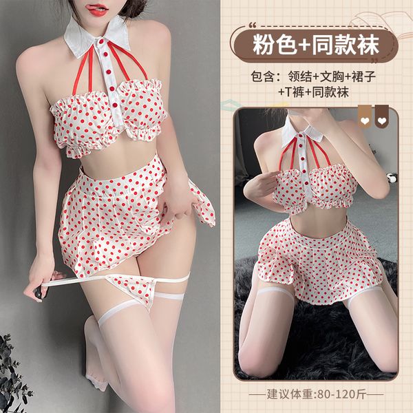 BT2582-2-情趣內衣純欲學妹制服性感文胸激情校園風百褶裙