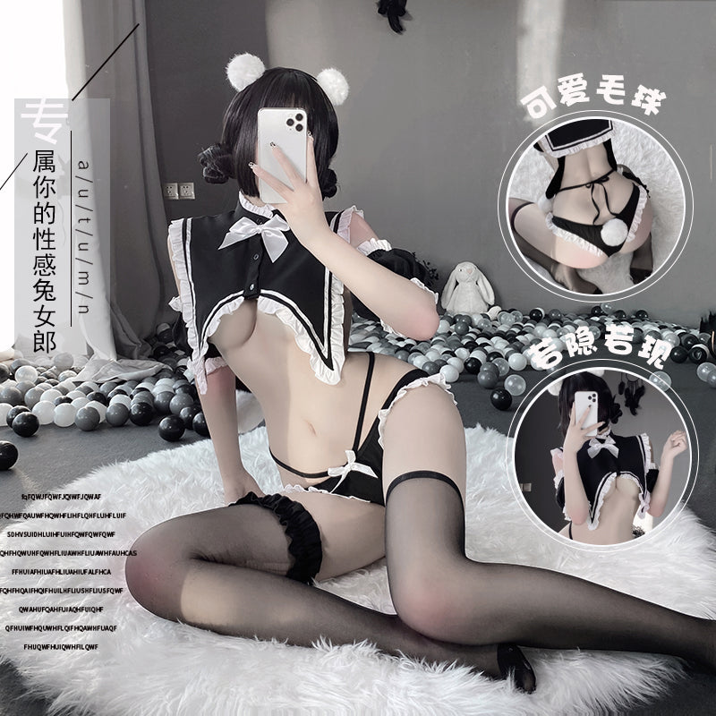 BT2503-純欲兔女郎制服情趣內衣性感誘惑女激情套裝床上服裝