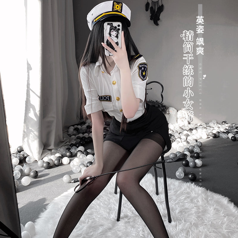 BT1018-性感情趣內衣制服誘惑純欲服裝女警套裝調情火辣床上激情