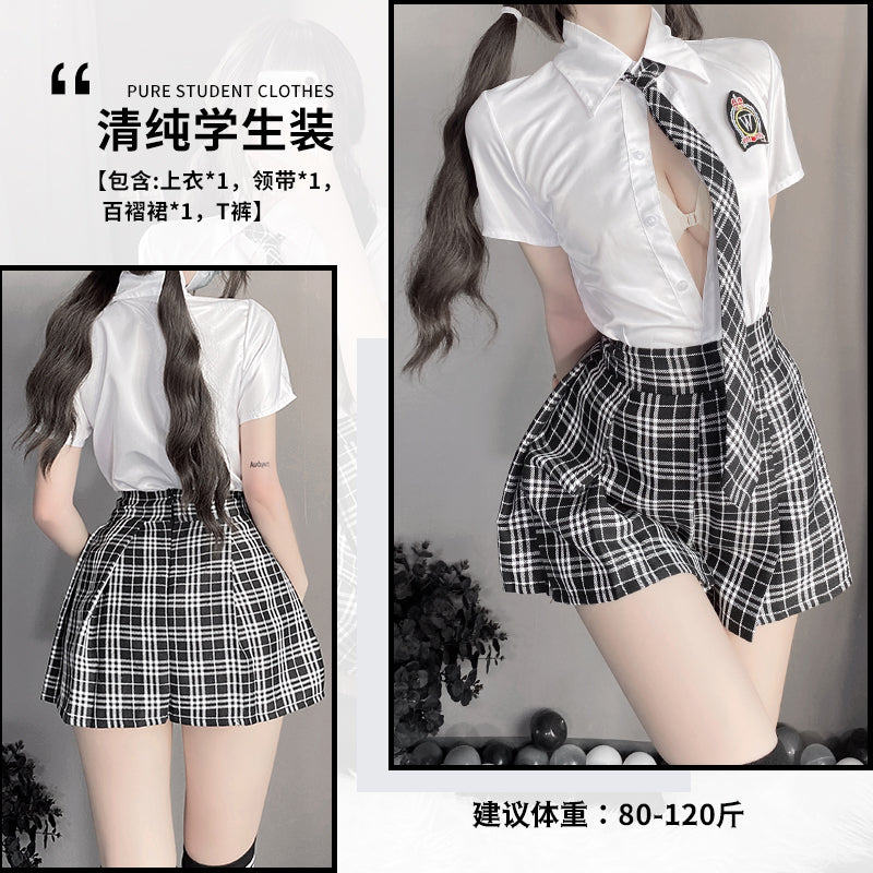 BT9044-性感JK純欲情趣內衣服裝衣服校園女制服激情調情用品誘惑睡衣套裝