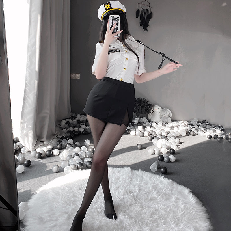 BT1018-性感情趣內衣制服誘惑純欲服裝女警套裝調情火辣床上激情