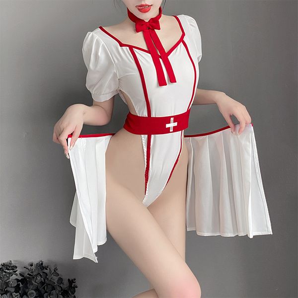 BT2619-情趣內衣女純欲護士制服誘惑性感火辣睡衣激情套裝