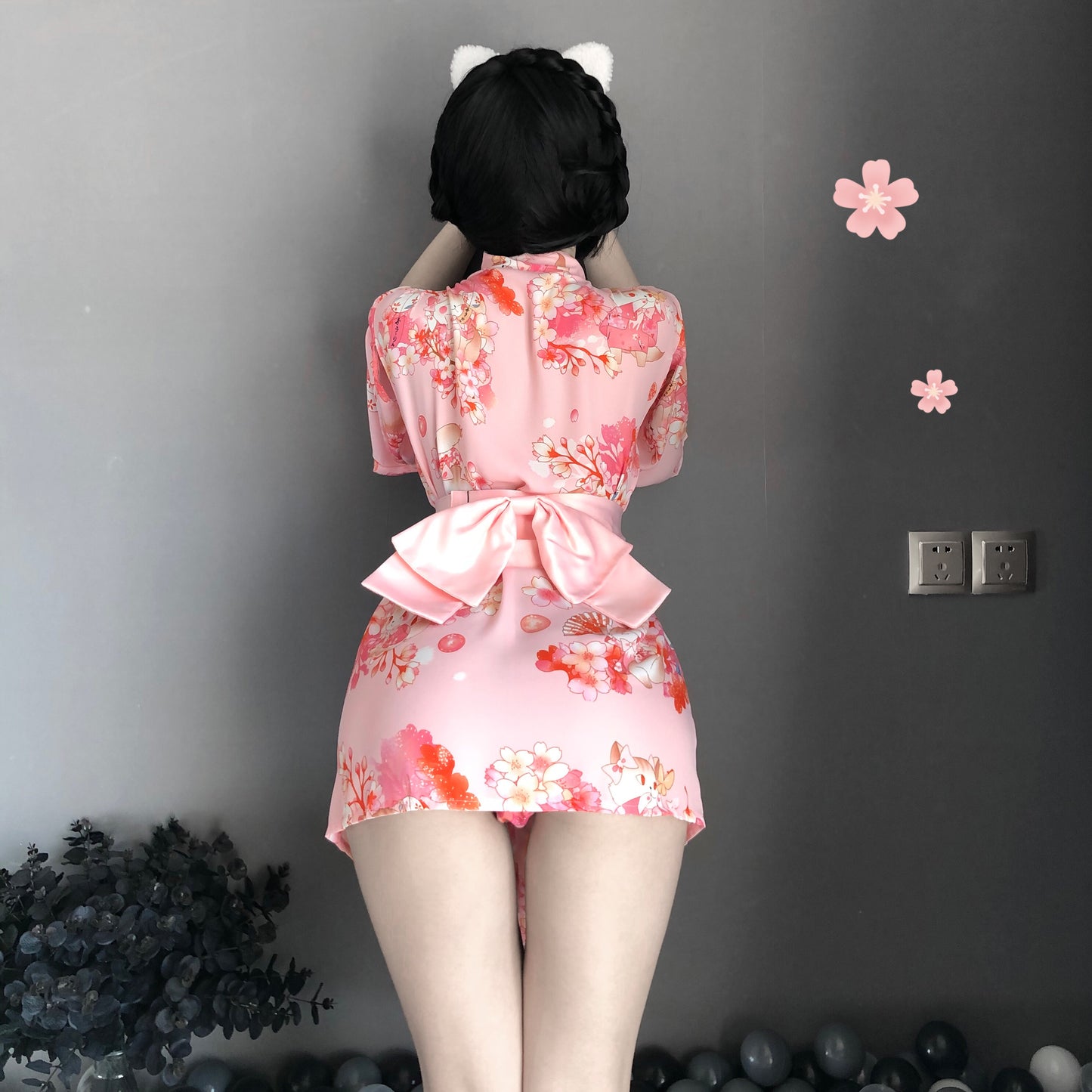 BT1142-性感情趣內衣和服制服誘惑衣服大碼開檔床上激情裝