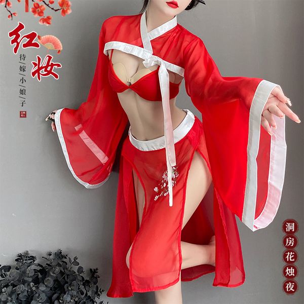 BT2589-情趣內衣高端古風漢服激情誘惑睡衣旗袍純欲制服套裝