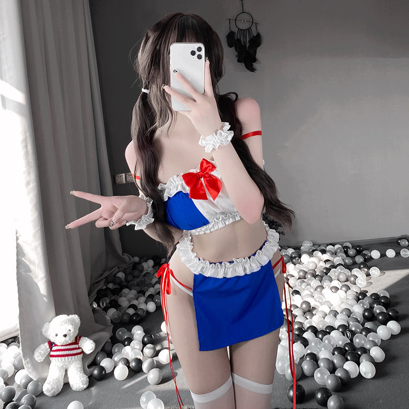 BT2513-情趣內衣可愛激情套裝小胸衣服性感分體校園誘惑制服純欲女僕服裝