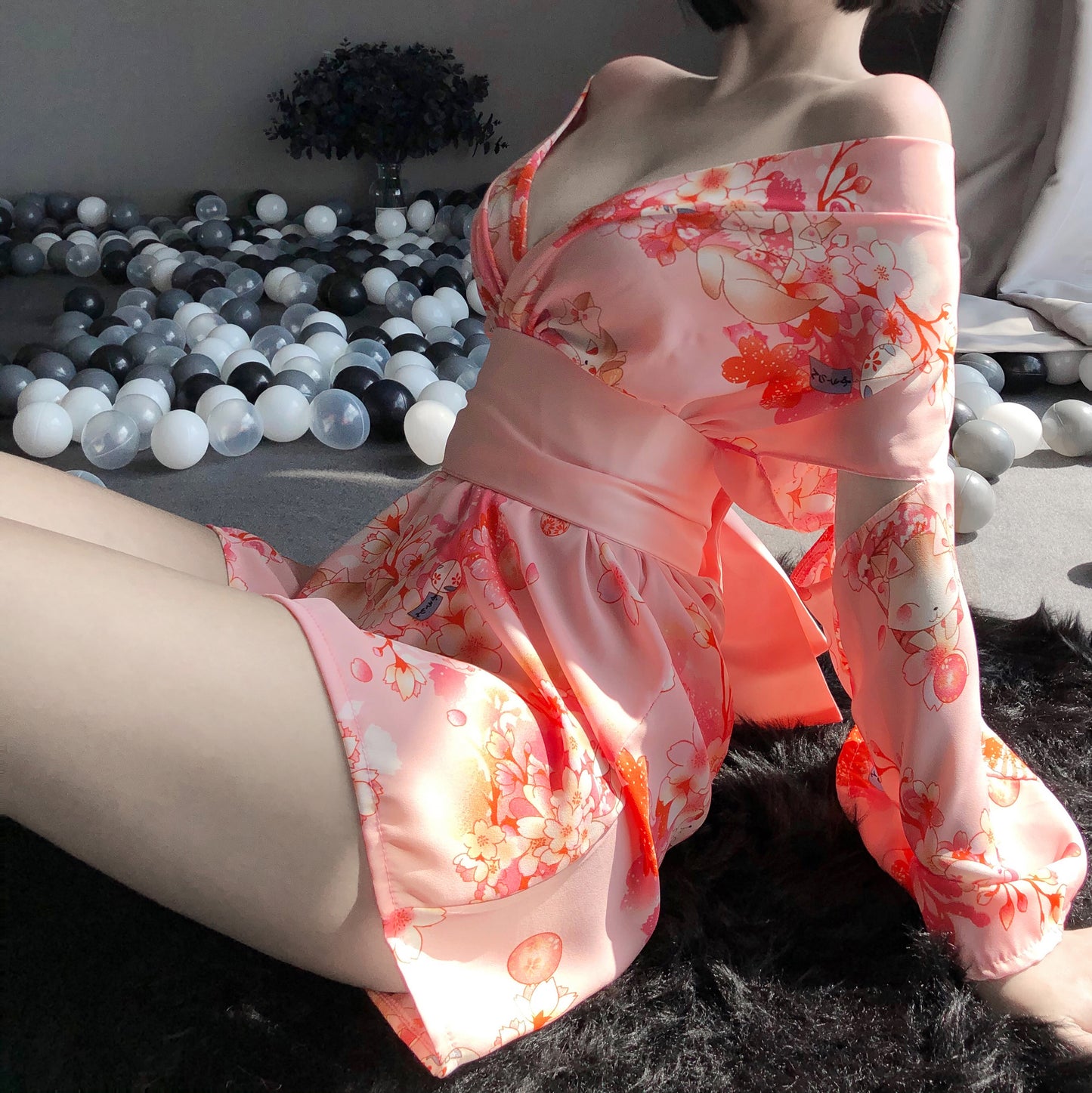 BT1142-性感情趣內衣和服制服誘惑衣服大碼開檔床上激情裝
