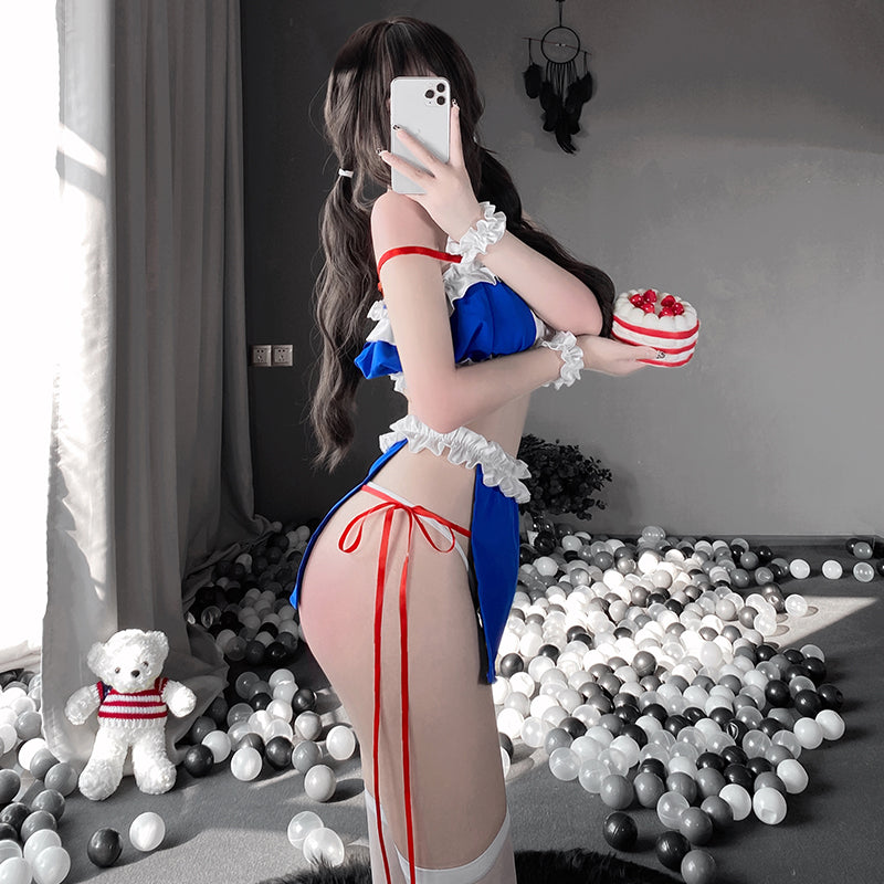 BT2513-情趣內衣可愛激情套裝小胸衣服性感分體校園誘惑制服純欲女僕服裝