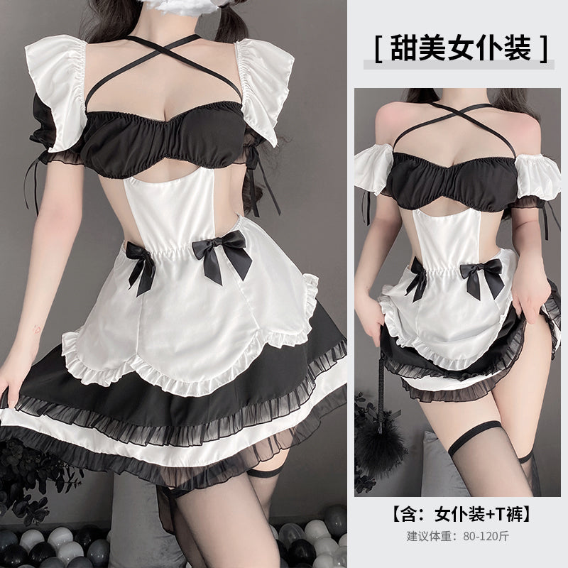 BT2515-女僕裝制服情趣內衣激情調情火辣床上誘惑套裝女純欲