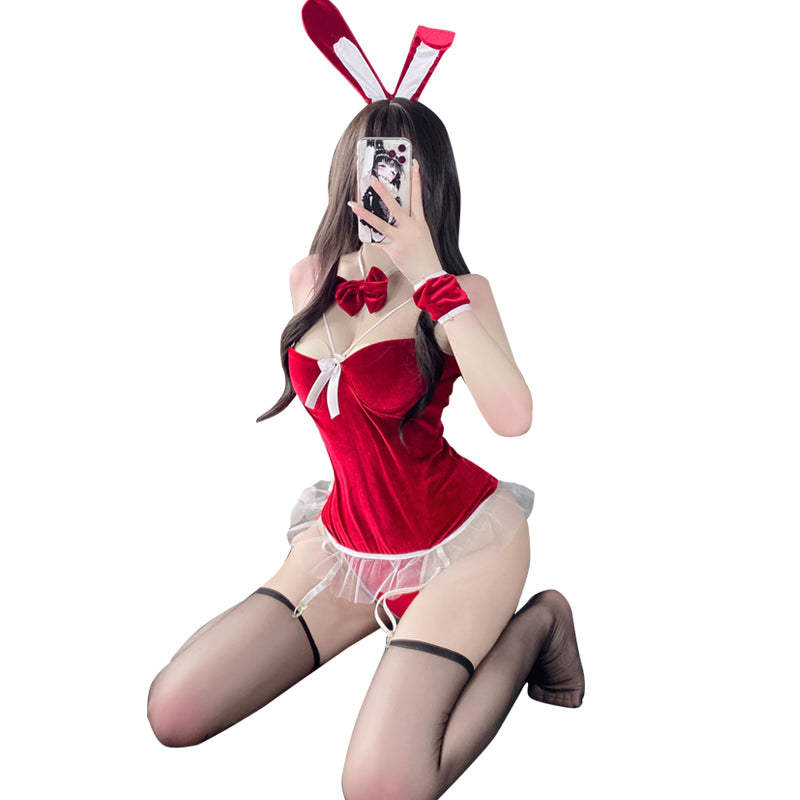 BT1156-性感情趣內衣開襠兔女郎純欲制服床上誘惑激情調情火辣小胸顯大裝