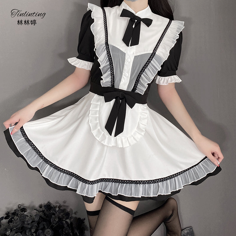 BT2560-情趣內衣性感可愛蝴蝶誘惑女僕角色扮演COS二次元制服套裝