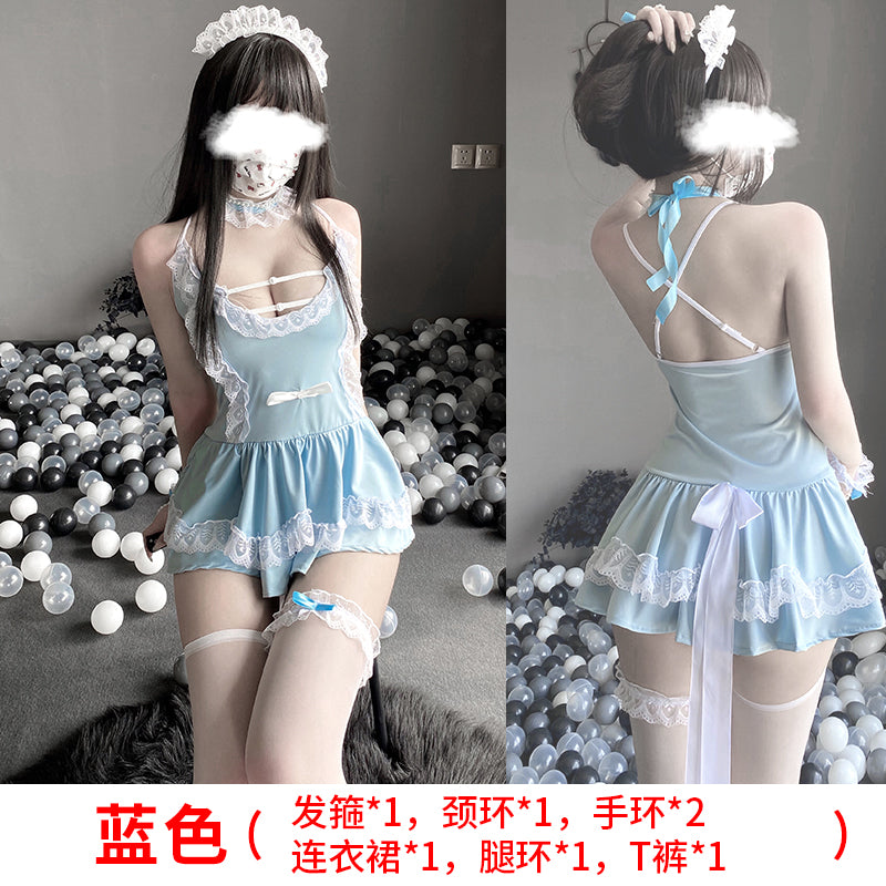 BT2451-情趣內衣女傭裝可愛女僕裝性感吊帶裙制服