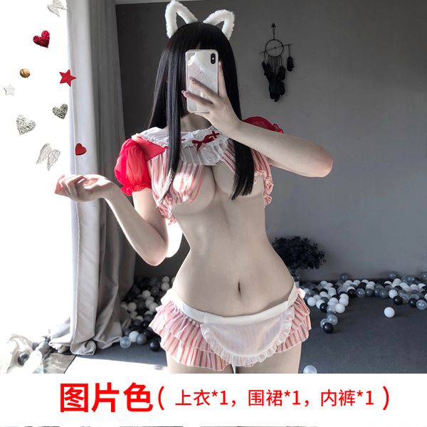BT8127-情趣內衣性感二次元女僕護士兔女郎制服透視誘惑
