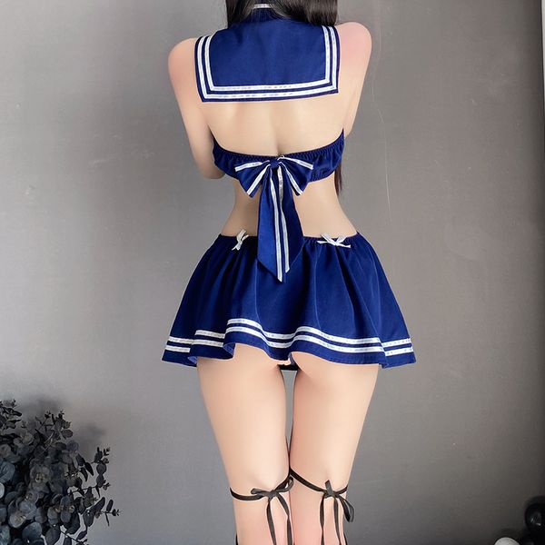 BT2624-情趣內衣女角色扮演性感學生制服純欲床上激情免脫套裝