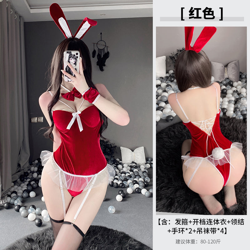BT1156-性感情趣內衣開襠兔女郎純欲制服床上誘惑激情調情火辣小胸顯大裝