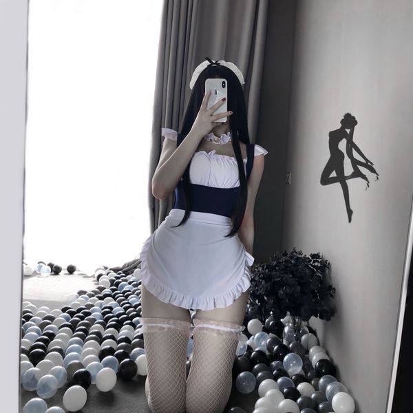 BT2360-女傭內衣蕾絲純情女僕激情套裝誘惑