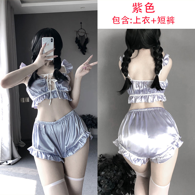 BT2436-情趣內衣可愛宮廷風性感露背角色扮演女傭女僕裝制服