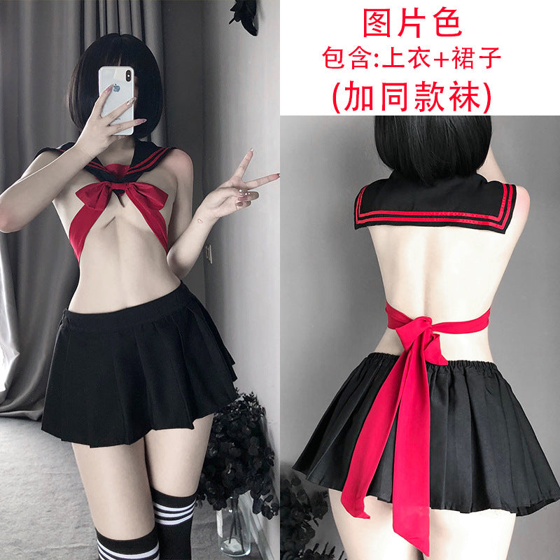 BT2428-性感JK純欲情趣內衣服裝衣服校園女制服激情調情用品誘惑睡衣
