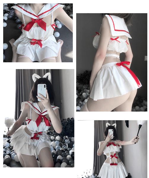 BT2391-情趣內衣女性感水手學生套裝海軍制服誘惑短裙