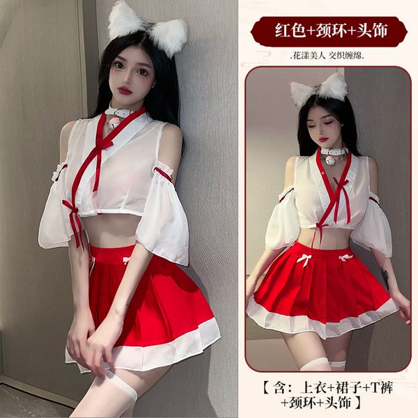BT2600-古風漢服性感女睡衣純欲高端情趣內衣火辣床上激情制服
