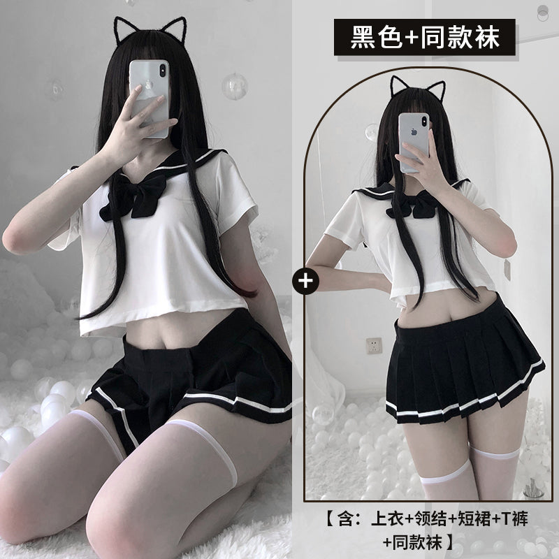 BT2415-性感情趣內衣情趣制服誘惑學生裝JK可愛風代發
