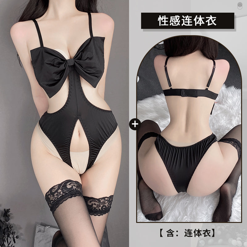 BT2571-情趣內衣性感開檔免脫連體衣純欲校園死庫水制服