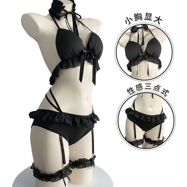 BT2429-情趣內衣角色扮演性感誘惑制服激情帶胸墊女傭女僕裝套裝