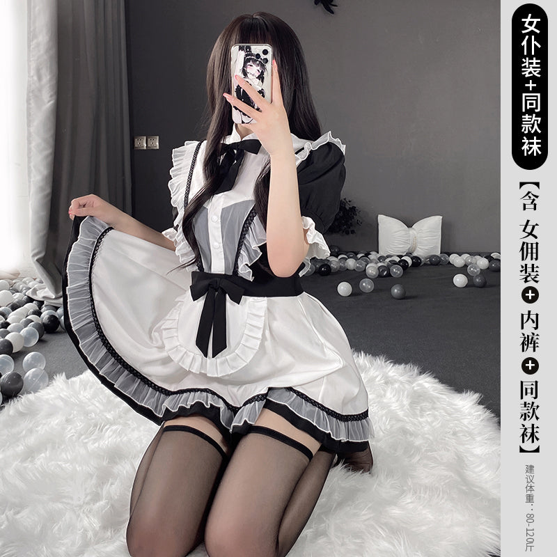 BT2560-情趣內衣性感可愛蝴蝶誘惑女僕角色扮演COS二次元制服套裝