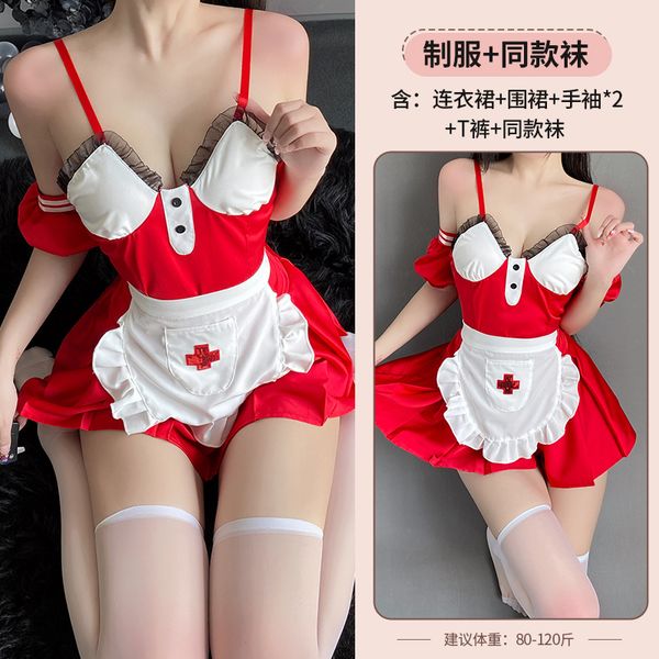 BT2634-情趣內衣女純欲護士制服誘惑性感睡衣激情套裝床上衣服