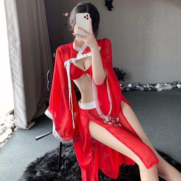 BT2589-情趣內衣高端古風漢服激情誘惑睡衣旗袍純欲制服套裝