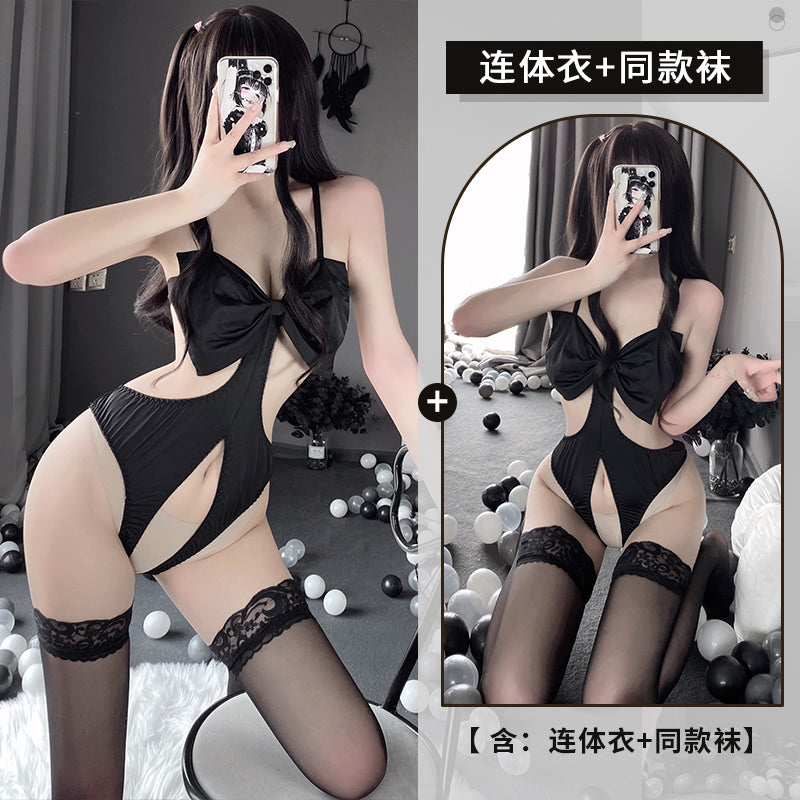 BT2571-情趣內衣性感開檔免脫連體衣純欲校園死庫水制服