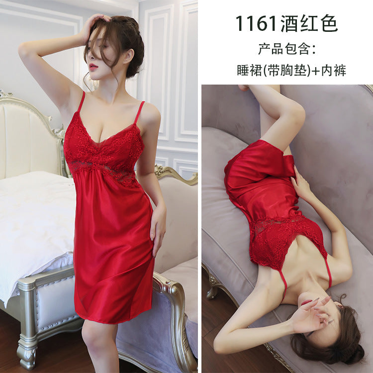 【A-1161】情趣內衣爆款吊帶睡裙性感女睡衣誘惑透明代發