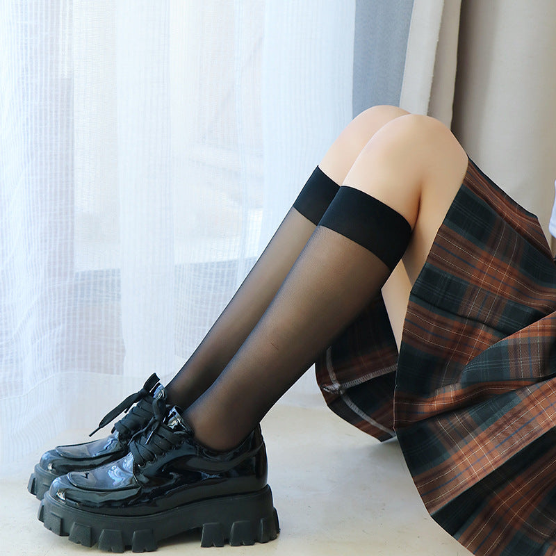 AS3095-情趣內衣性感絲襪絲襪透明小腿襪女中筒襪性感誘惑
