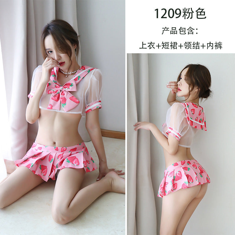 【A-1209】情趣內衣女式性感學生制服誘惑水手服女學生裝代發
