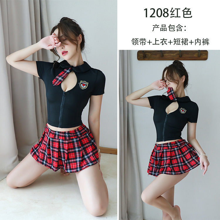 【A-1208】情趣內衣女士誘惑性感情趣套裝清純學生裝制服誘惑