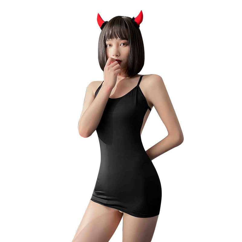 【A-1037】情趣內衣女性感誘惑露背情趣裙激情套裝性感包臀裙