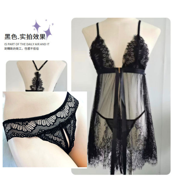 CS8037-性感睡衣大碼胖MM情趣內衣性感誘惑吊帶女蕾絲批發一件代發