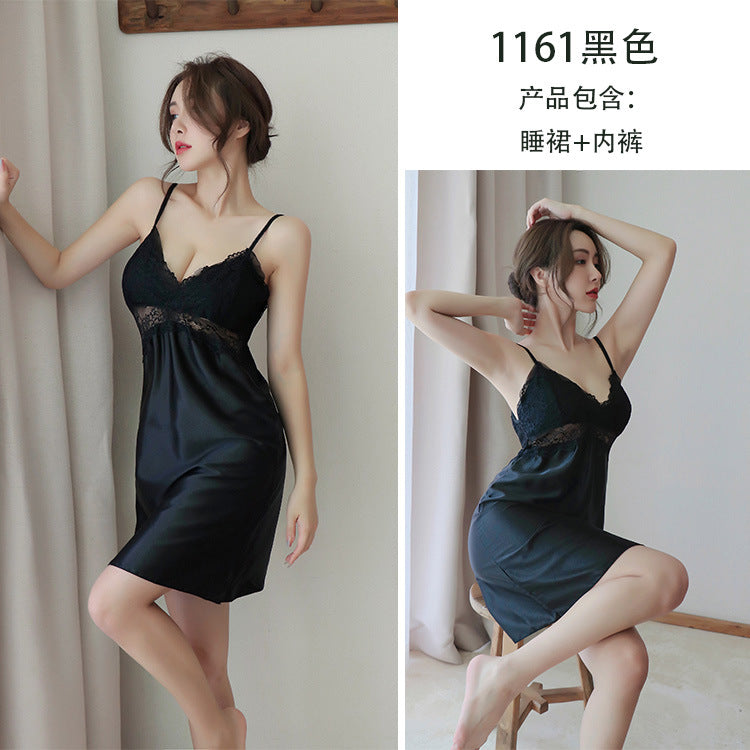 【A-1161】情趣內衣爆款吊帶睡裙性感女睡衣誘惑透明代發