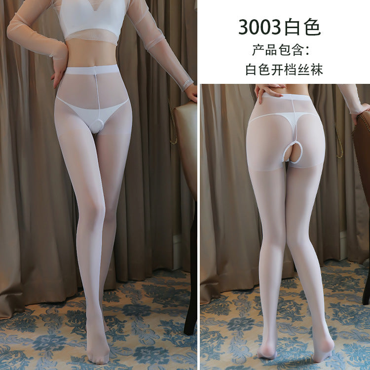 AS3003-性感情趣開襠絲襪女士情趣內衣性感免脫開襠連體絲襪