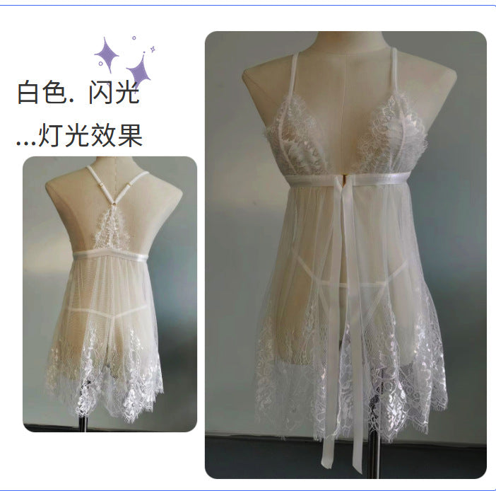 CS8037-性感睡衣大碼胖MM情趣內衣性感誘惑吊帶女蕾絲批發一件代發
