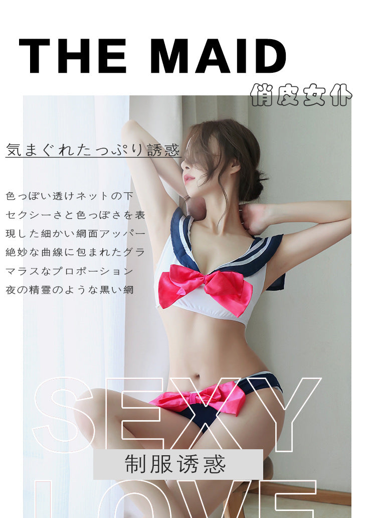 【A-1211】情趣內衣女士性感制服誘惑學生裝可愛分體睡衣套裝
