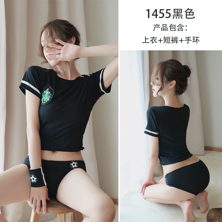 【A-1455】情趣內衣女士制服角色扮演誘惑套裝舞臺裝足球寶貝