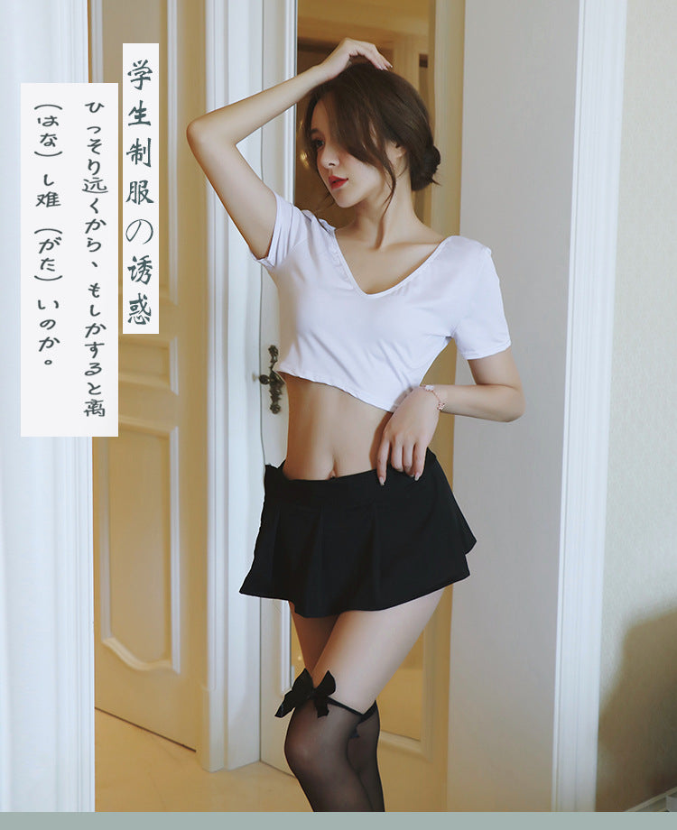 【A-1065】情趣內衣女 性感透明學生裝秘書裝辦公OL制服誘惑