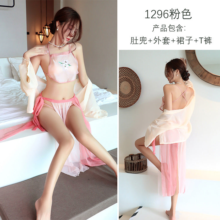 【A-1296】情趣內衣女性感古風漢服激情誘惑大碼睡衣制服誘惑